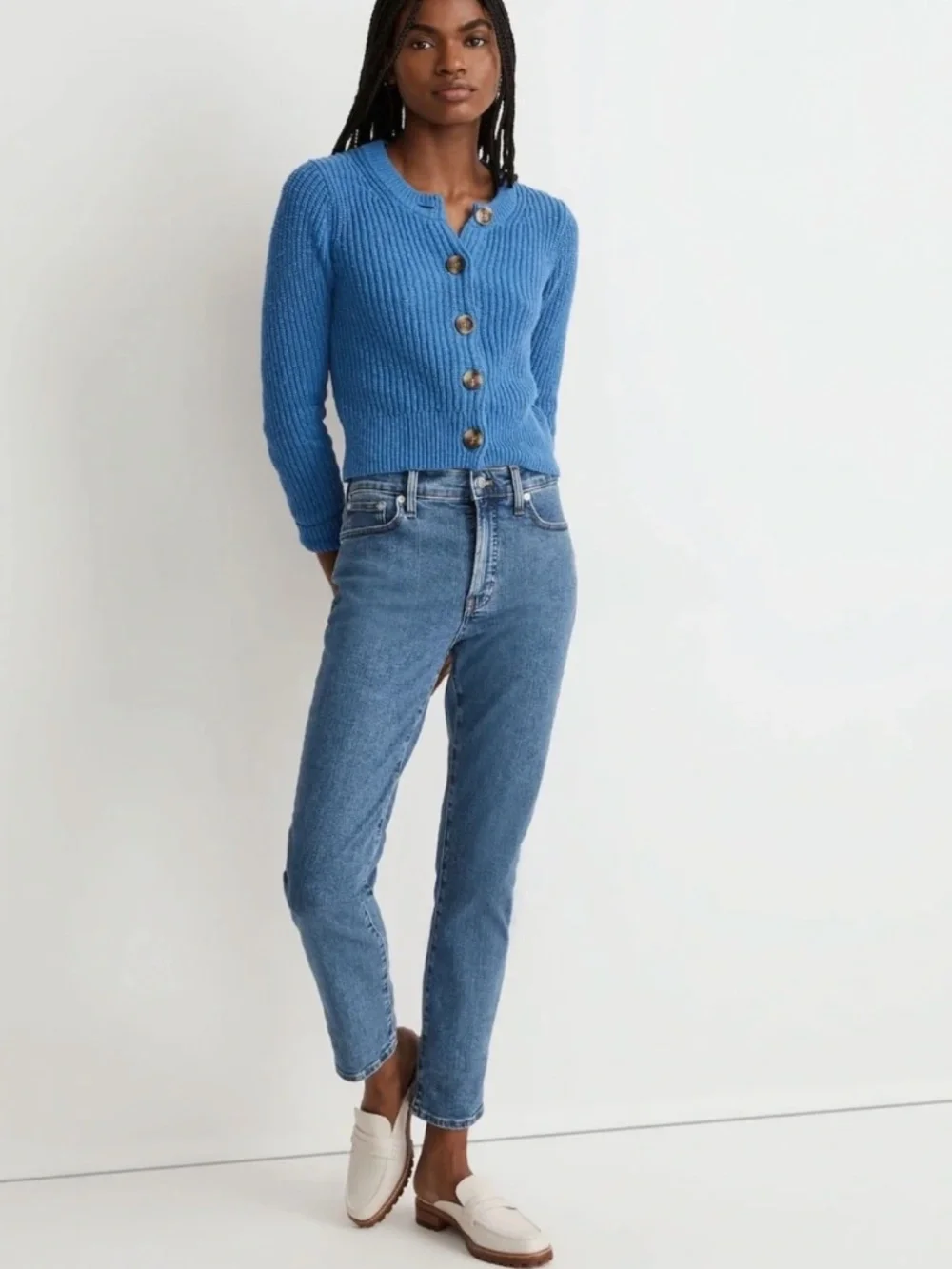Madewell The Mid-Rise Mom Perfect Vintage Tapered Jeans Knowland Wash Size 26